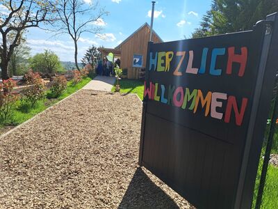 Das Gelände des neuen Streuobstkindergartens