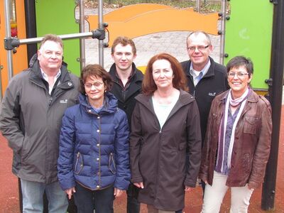 v.r.n.l.:Reiner Kunzmann, Beate Ruetz, Marcel Popp, Sabine Weber-Trabitzsch, Thomas Kaden,Angelika Konstandin