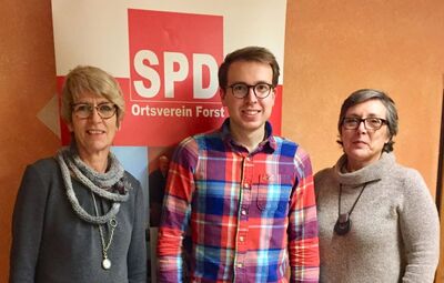 V.l. Ulrike Böhrer-Leibold, Christian Holzer und Elke Krämer