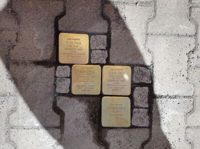 Stolpersteine in der Leopoldstraße