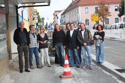 SPD vor Ort: Bild von der Begehung im September 2010.