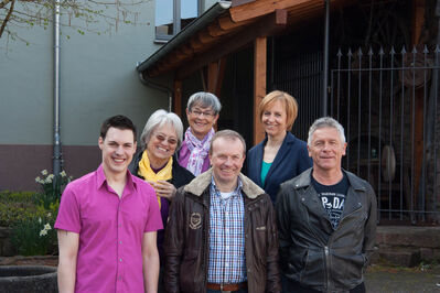 v.l.n.r.: Steffen Konstandin, Ursula Zobel, Barbara Giesinger, Tilo Reeb, Silke Schwartz, Klaus Müller