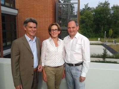 v.l.n.r.: Roland Herberger, Marita Baur, Lutz Schöffel