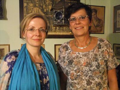 Vorstandswechsel im Ortsverein / v.l.n.r. Dorota Buczynski, Angelika Konstandin