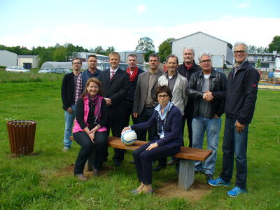 Bankspende Bolzplatz