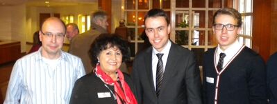 Martin Gern, Sigrid Höfle, Dr. Nils Schmid und Christian Holzer