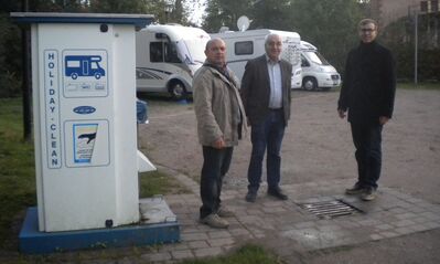 Voln links: Hermann Eiseler, Theo Grimm und Christian Holzer