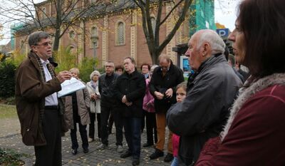 Herr Konanz berichtet über das Leben der Juden in Untergrombach