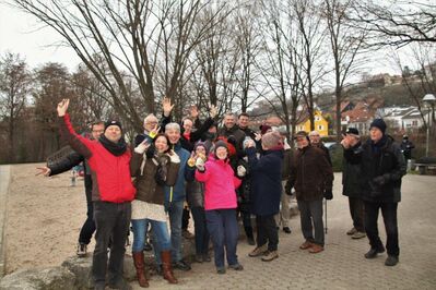 Winterwanderung des SPD Stadtverband Bruchsal 2018 Bild: SPD Untergrombach K.M.