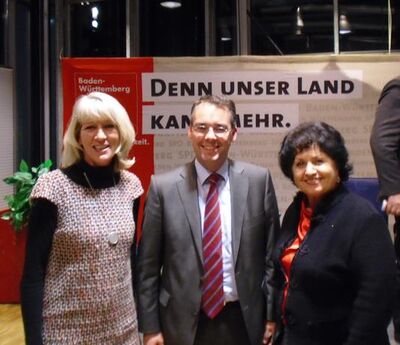 Ulrike Böhrer-Leibold, Peter Freidrich und Sigrid Höfle