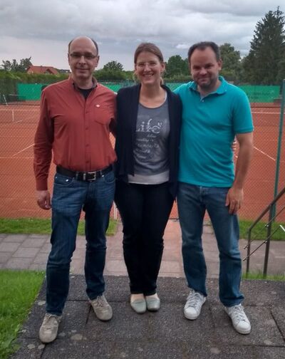 Unsere neue Fraktion, v.l.n.r.: Martin Gern, Maria Brandes, Filip Frensch