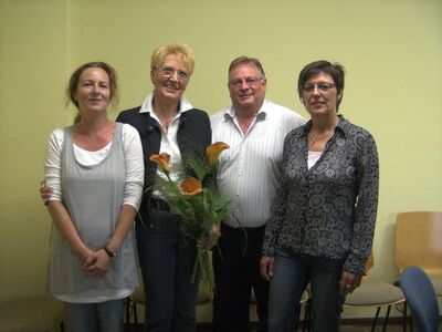 v.l.n.r.: Sabine Weber-Trabitzsch, Monika Seeger, Reiner Kunzmann, Angelika Konstandin