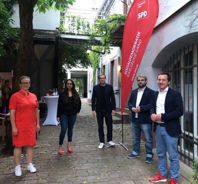 von links: Alexandra Nohl, Aisha Fahir, Christian Holzer, Stephan Walter, Sascha Binder