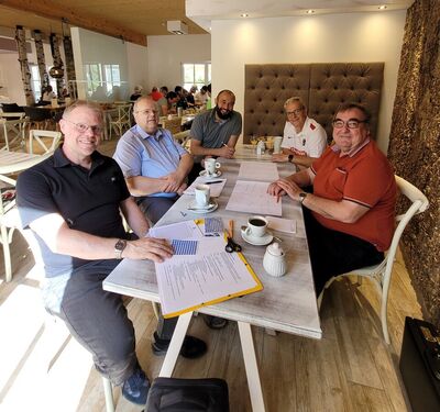 v.l. Volker Geisel, Claus Retzbach, Tarak Turki Joachim Hof und Rolf Becker