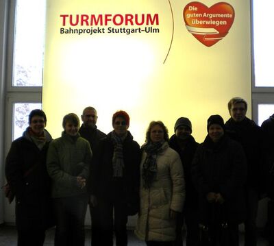 SPD Ortverein Forst beim S21 Turmforum am Stuttgarter Hbf