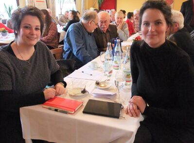 links Vanessa Rieß, rechts Anneke Graner