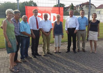 SPD Vorstand Forst mit Innenminister Reinhold Gall